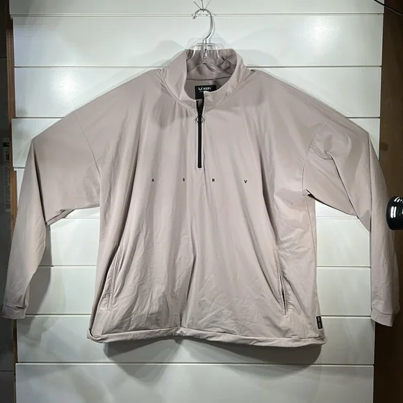 ASRV DSG-0440. Tetra-Lite™ Quarter Zip Jacket - Cinder - Picture 2 of 8